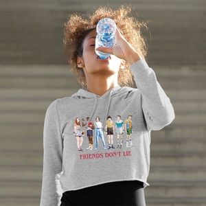 Stranger Things Cropped Hoodie | Stranger Things Clothes